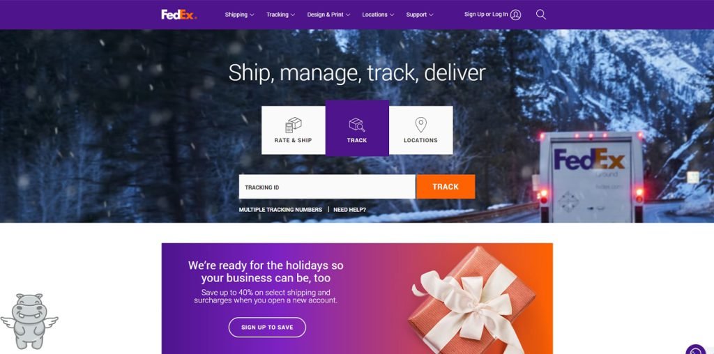 FedEx express courier