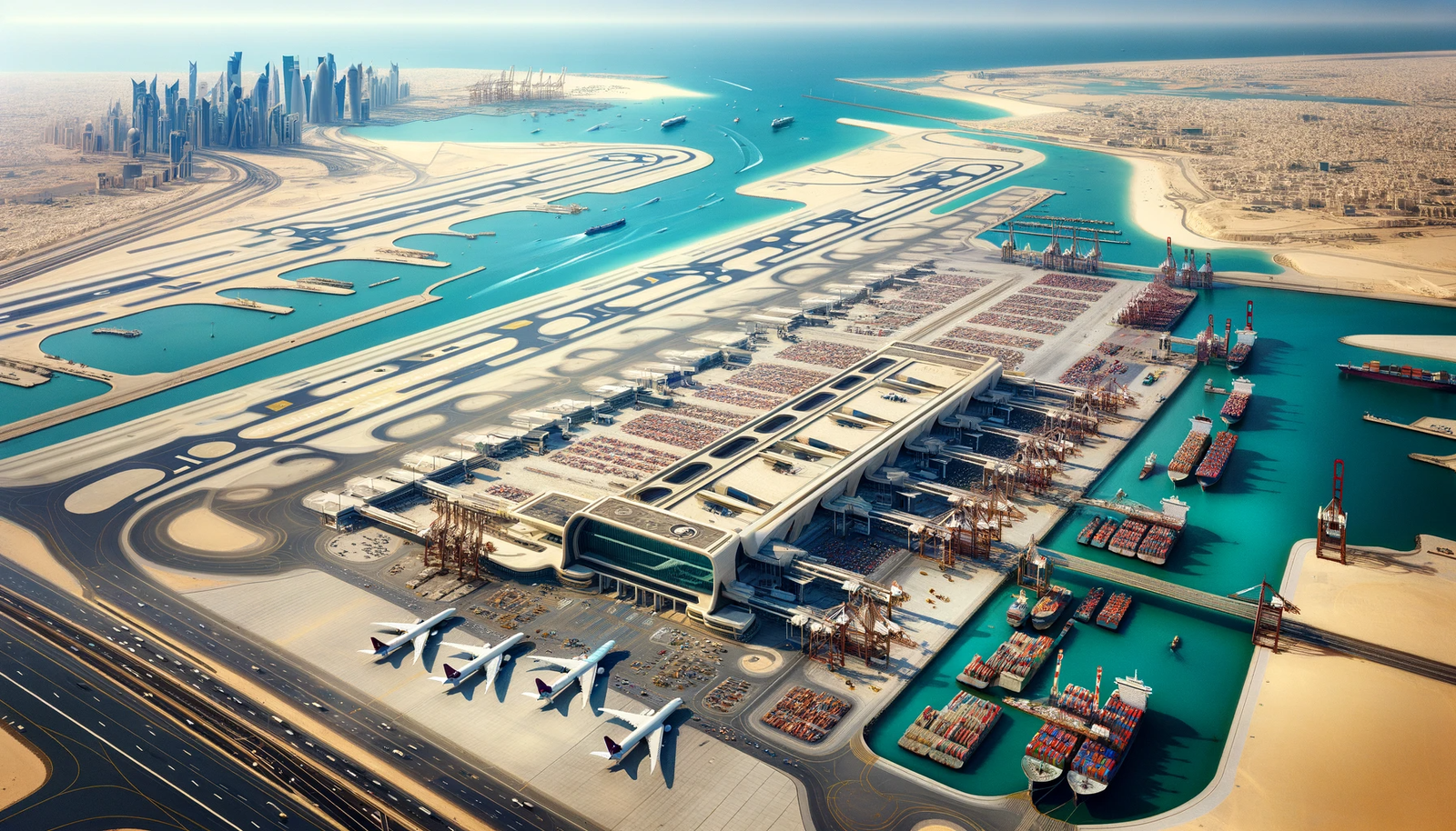 airports and seaports in Qatar